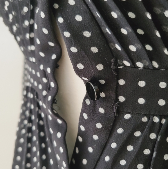Kate Spade Silk Polka Dot Midi Dress - Picture 14 of 16